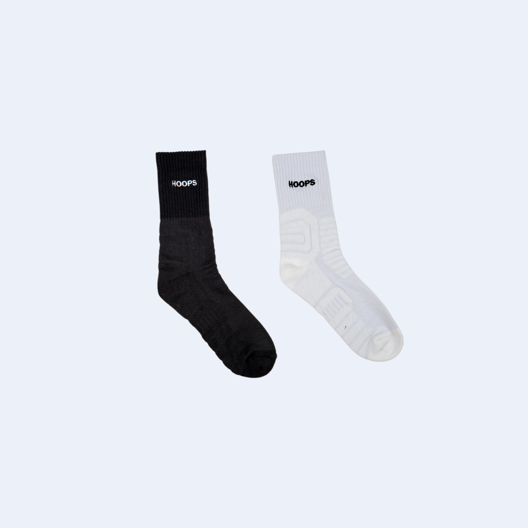 Basketball Socks - BLACK & WHITE