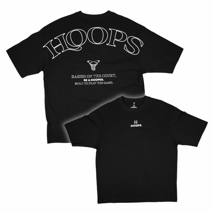 Camiseta Oversized Raised on The Court - Black