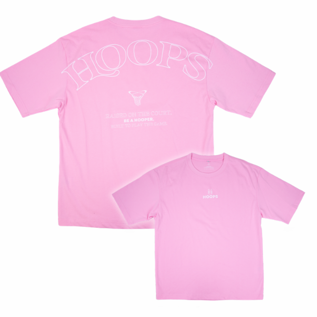 Camiseta Oversized Raised on The Court - Pink