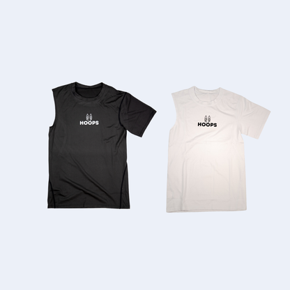 One Arm Tee - BLACK & WHITE (L)