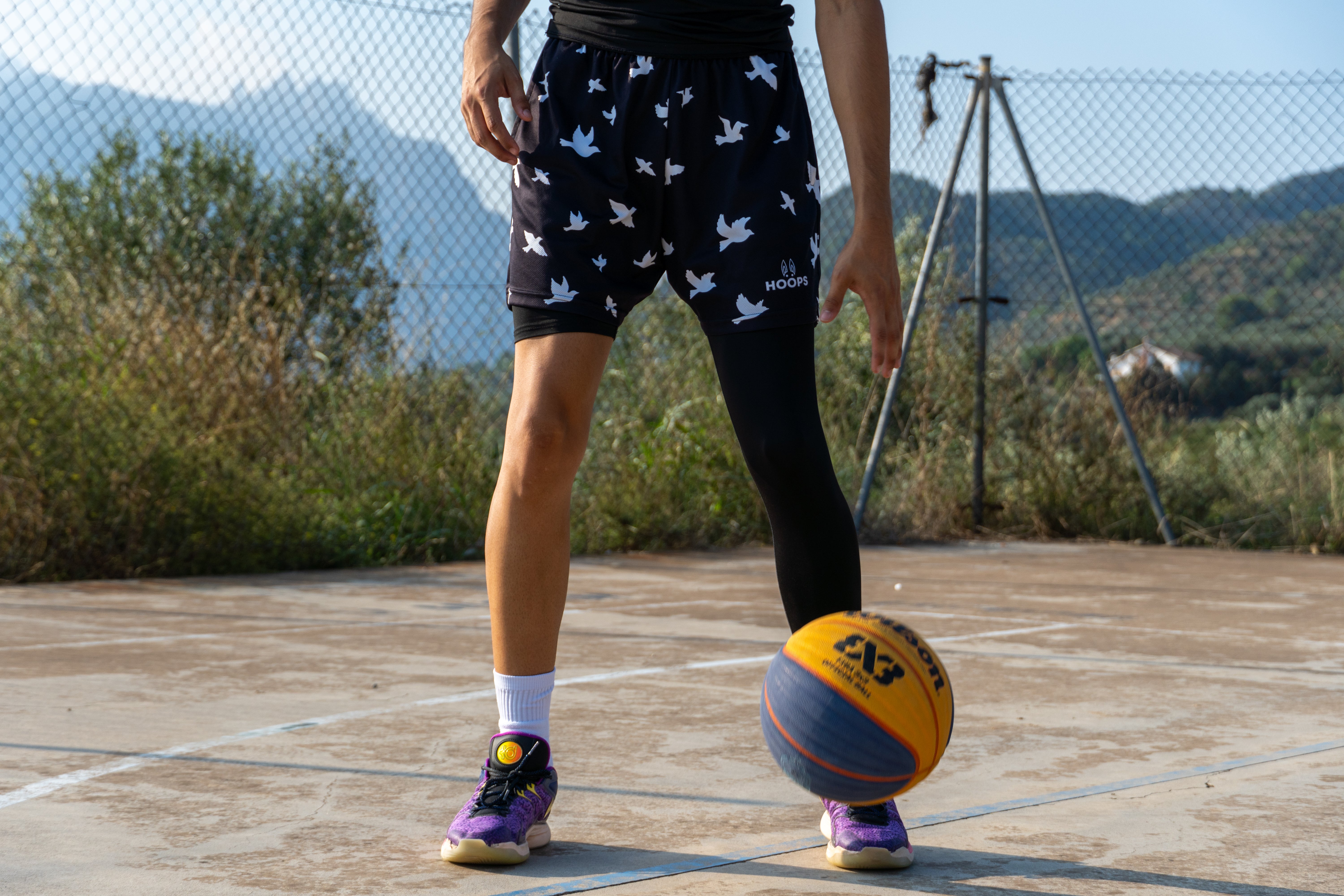 Basketball Shorts - Birds