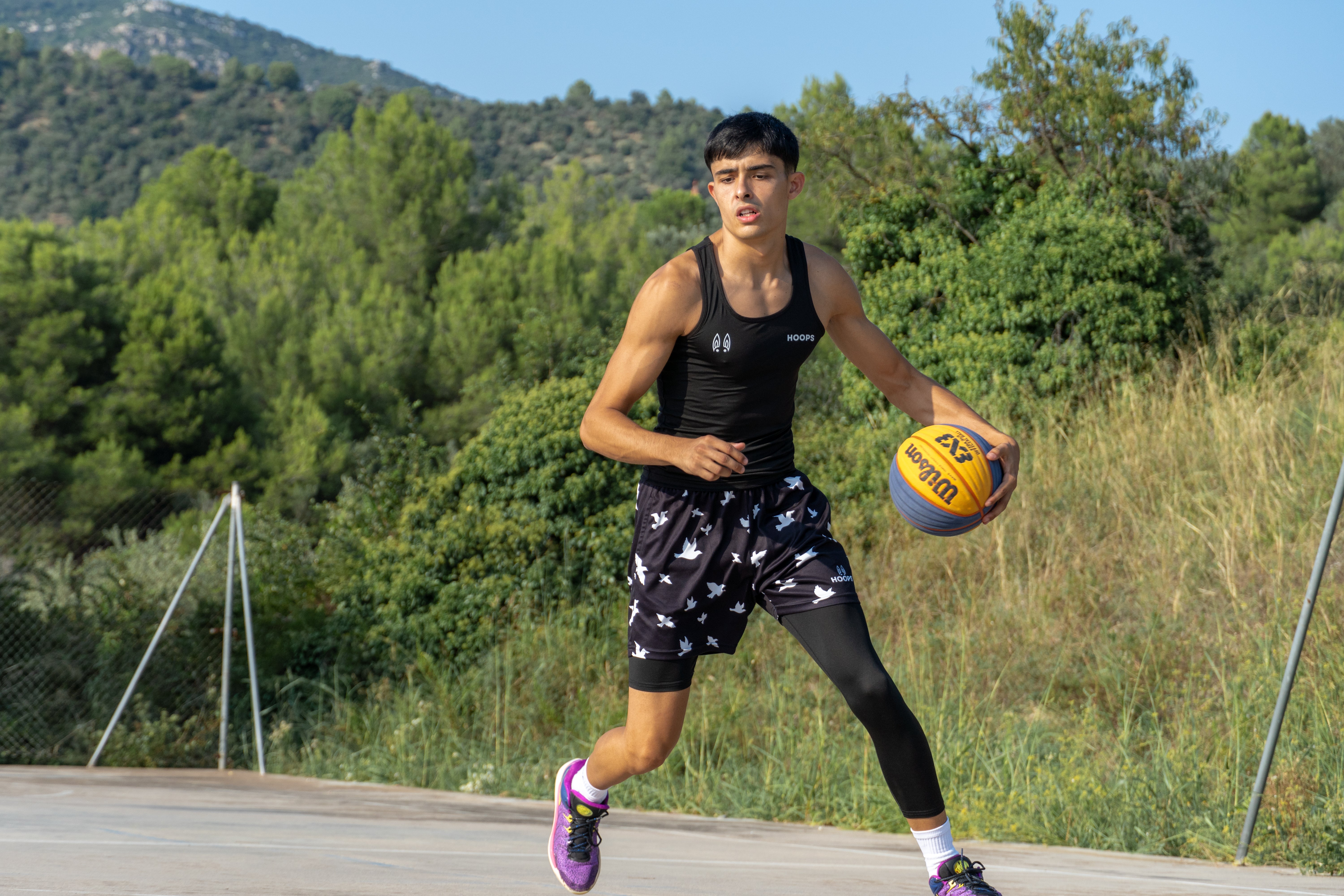 Basketball Shorts - Birds