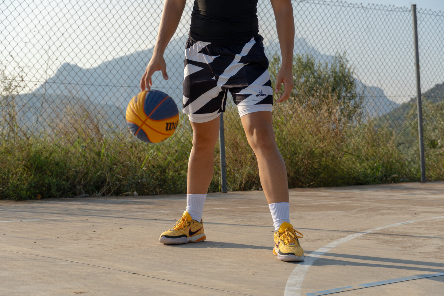 Basketball Shorts - Zebra