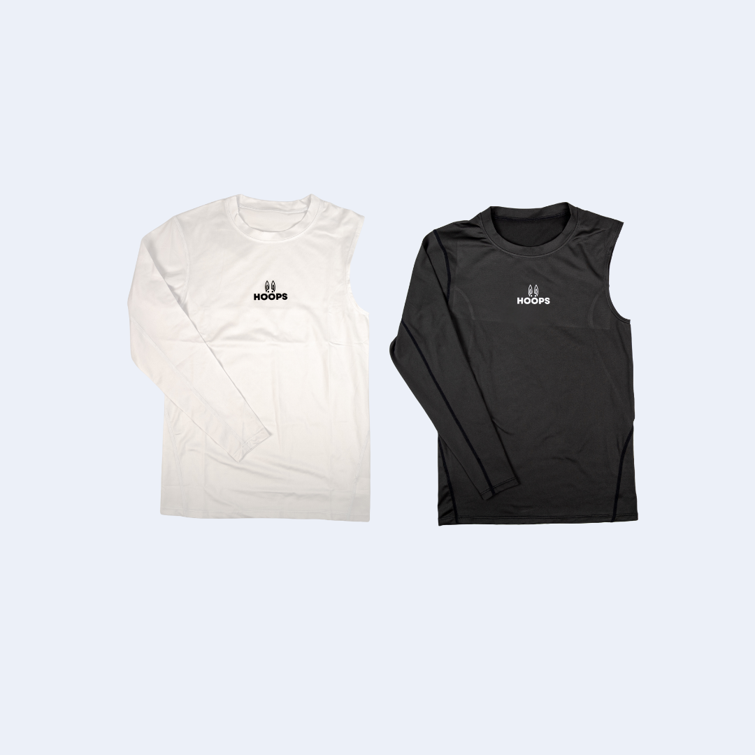 One Arm Shirt - BLACK & WHITE (R)