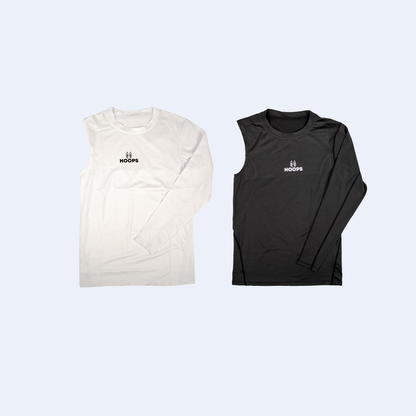 One Arm Shirt - BLACK & WHITE (L)