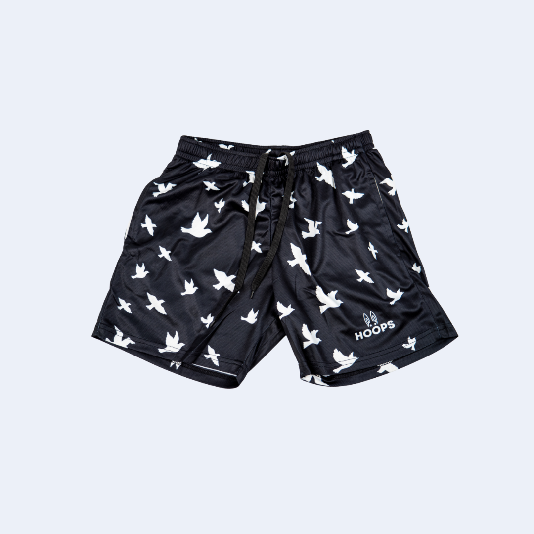 Basketball Shorts - Birds