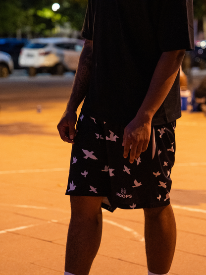 Basketball Shorts - Birds