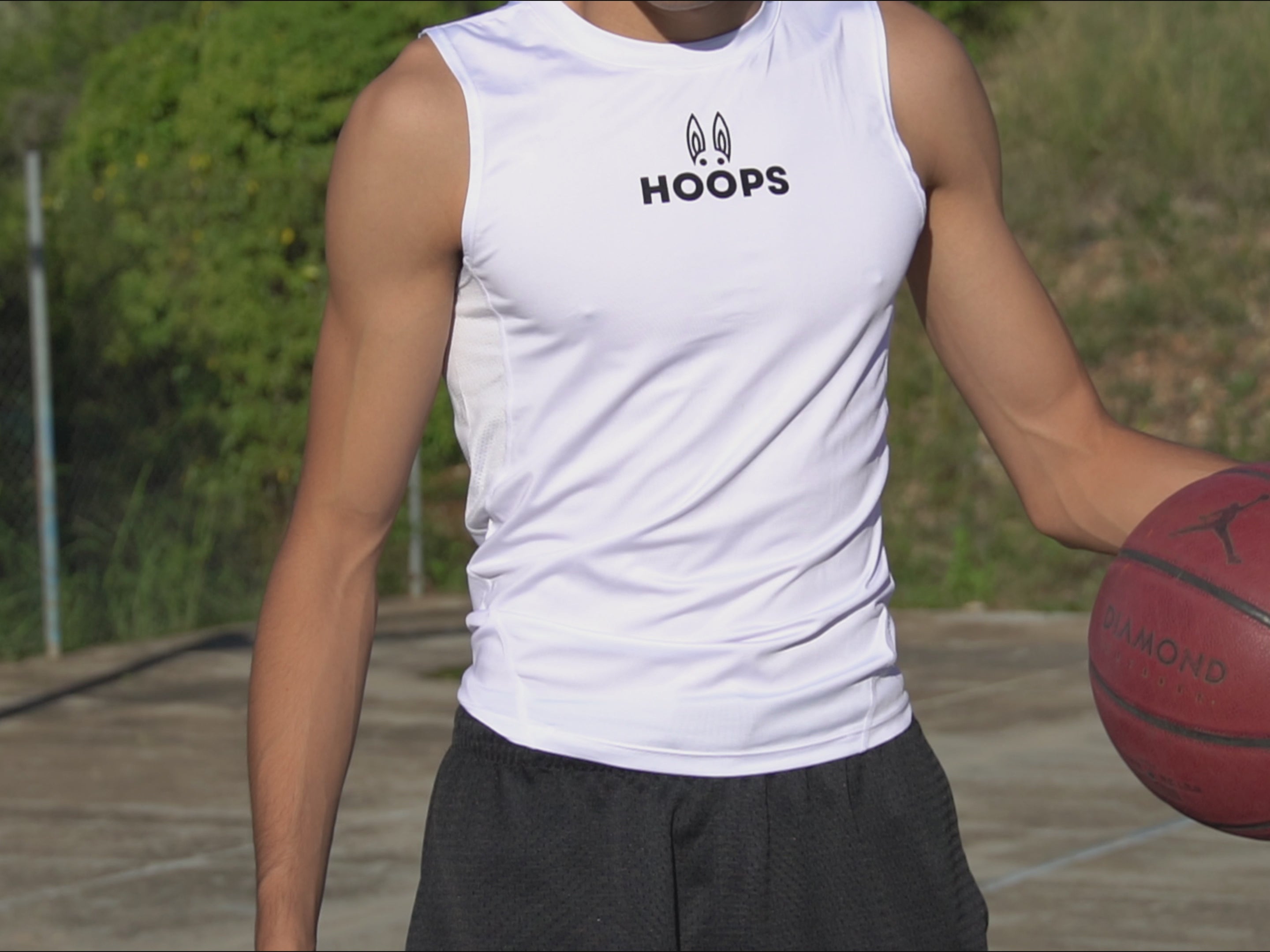 Compressive Sleeveless - White