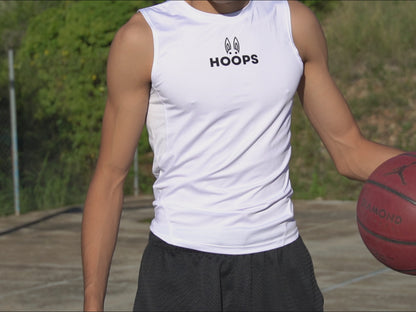 Compressive Sleeveless - White