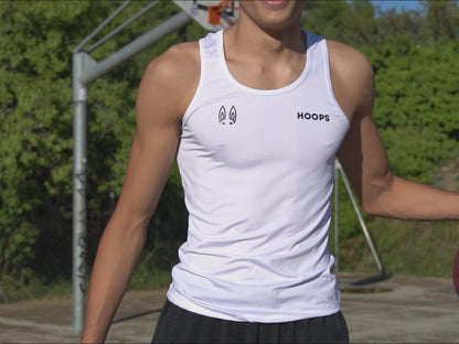 Compressive Sleeveless Pro - White