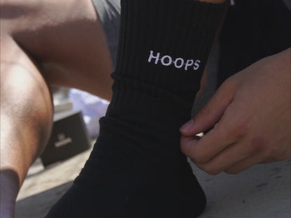 Basketball Socks Black - Pack 3 Unidades